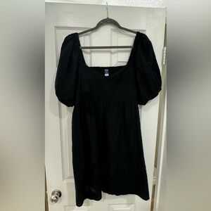 Old Navy Black Babydoll Dress